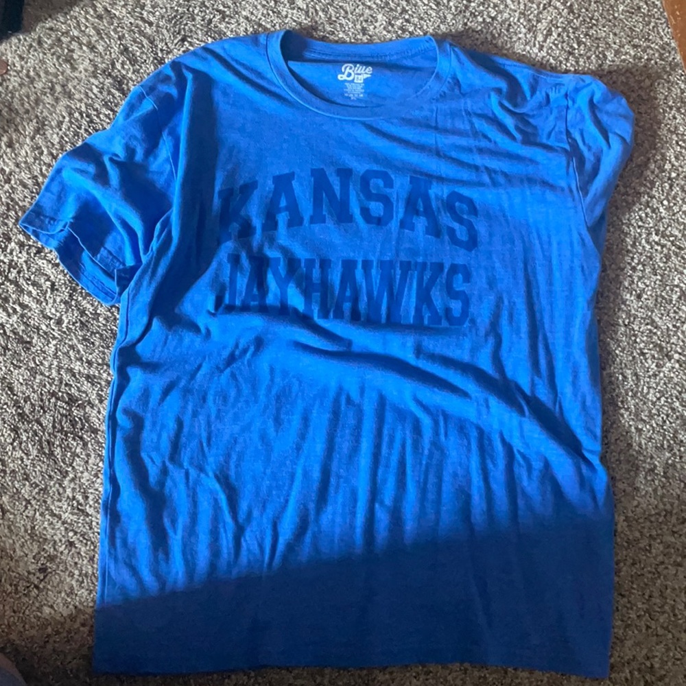 Blue Kansas Jayhawks shirt